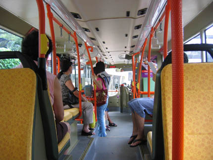 SBS Transit Volvo B9TL Interior