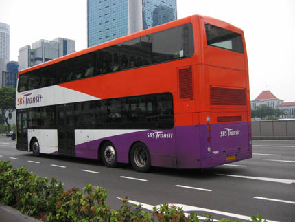 SBS Transit Volvo B9TL Rear Left