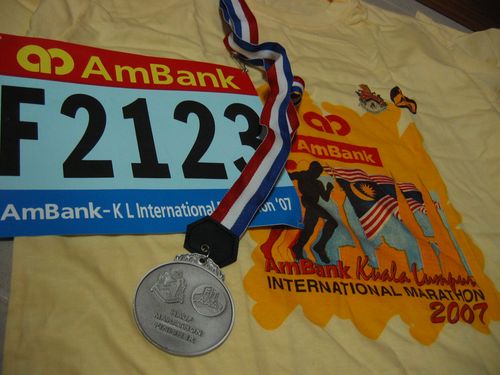 Thats all folks for KL Marathon 2007!