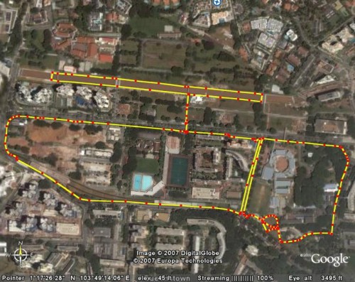 5.28km Route Passing Along Tanglin Canal