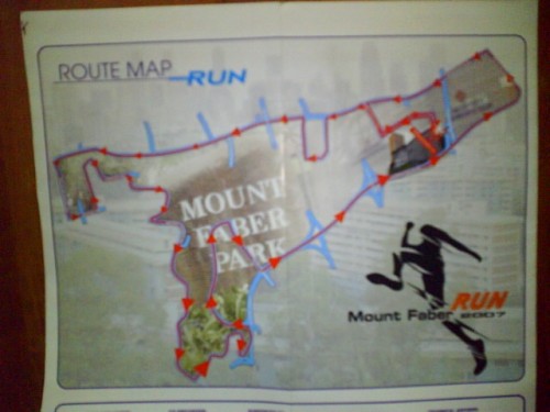 Mizuno Mount Faber run running route