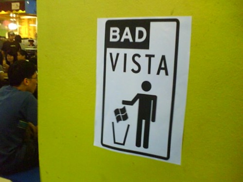 Food Court 6 Poster - Vista Bad!