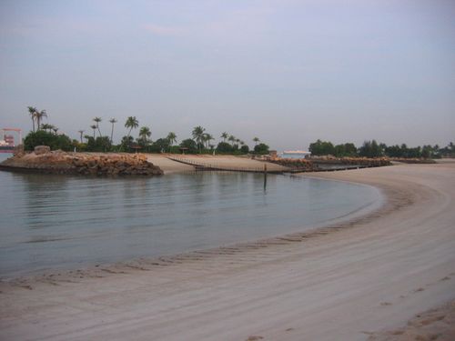 and a siloso beach in the morning