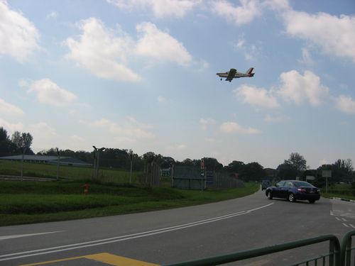 random UFO in sky with random ULO on ground