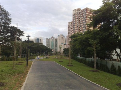 All we know is parks built on old canals offer nice long and flat straights!