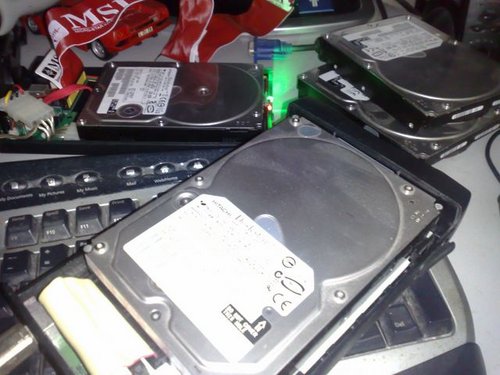 Shaun tons of Harddisks