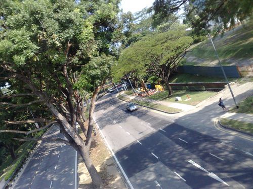 view of pasir panjang road from the arch