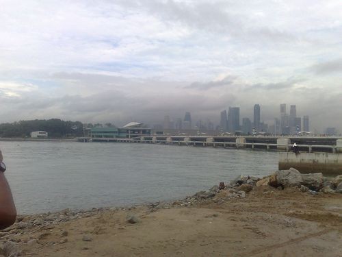 The marina barrage