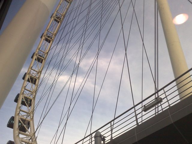 I never got so interested in Ferris wheels before, but oh well just being the kids I was!