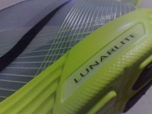 The Lunarlite cushioning foam base and sole