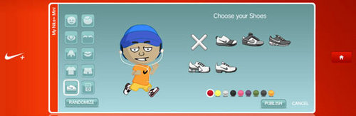 Create your own Nike Mini Avatar