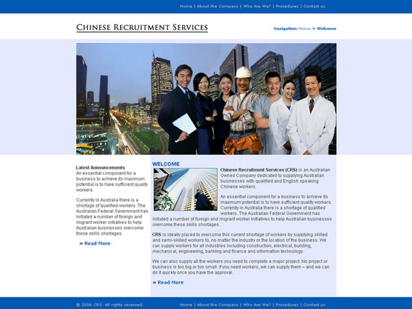 Chinese Recruitment Services