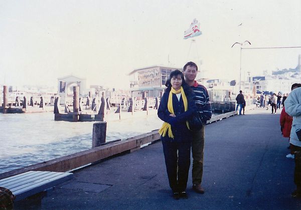 Down the wharf at fisherman's wharf