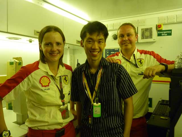 With the shell fuel team