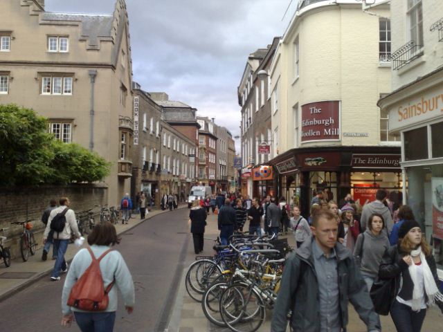 Downtown Cambridge city