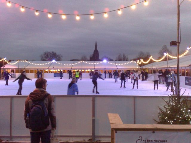 Ice Skating in Cambridge