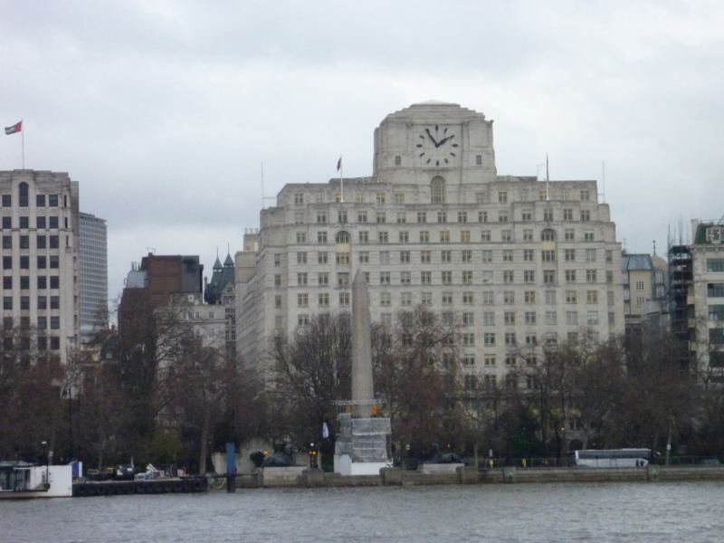 View of the embankment from the south bank