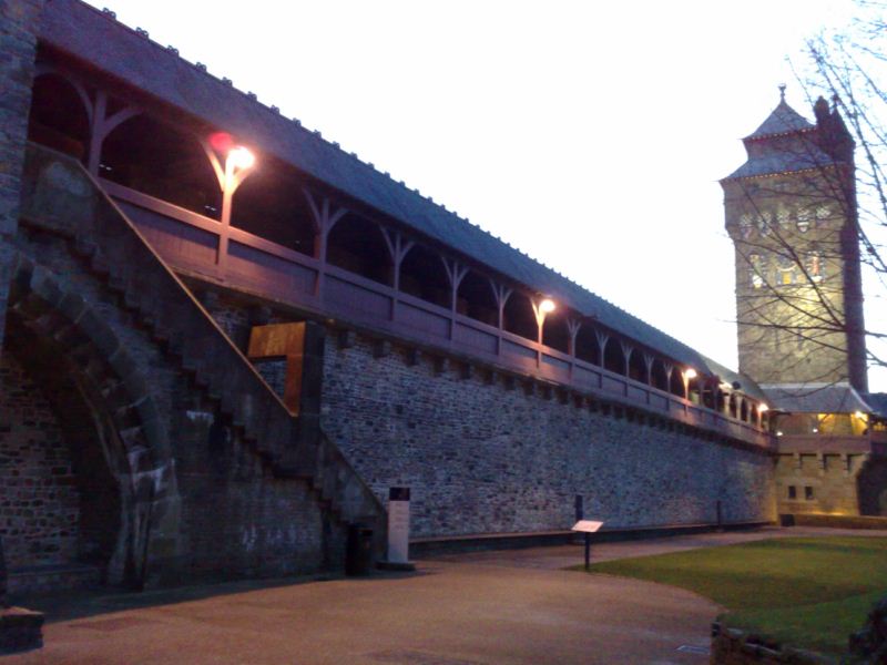 The fortress wall and lookout posts