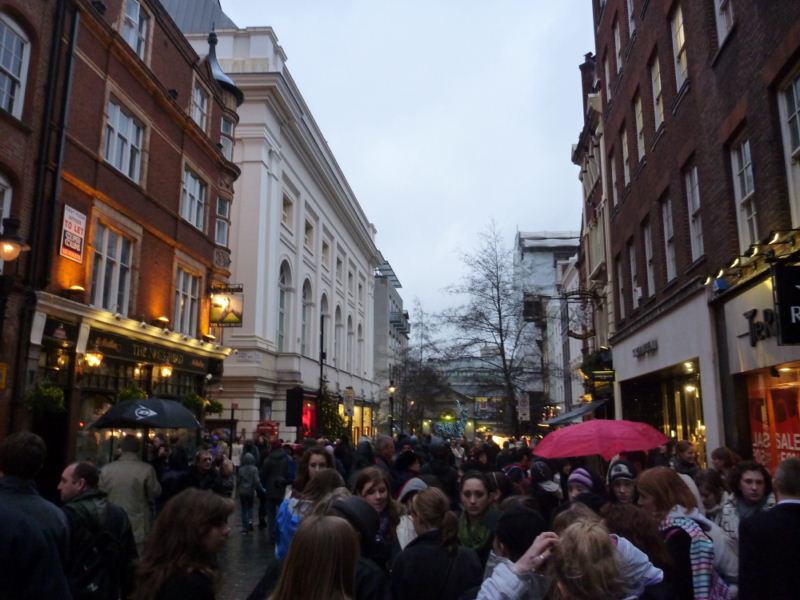 Here we are at Covent gardens!