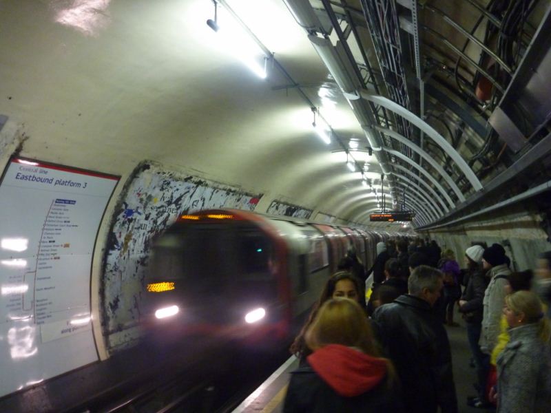 The station do get rather packed at times, but the trains are regular enough to clear them up