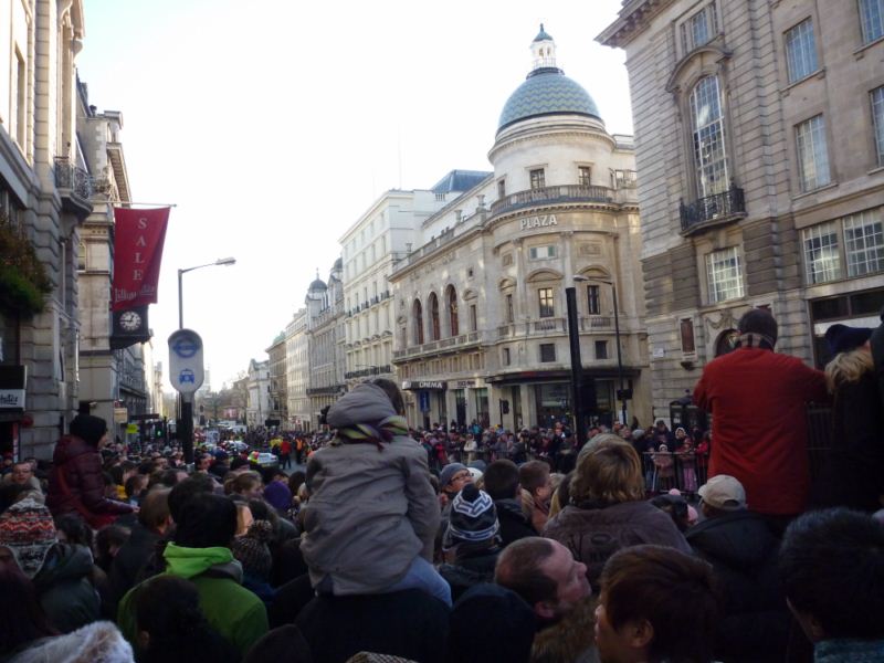 Here we are at the London 2010 New year day parade