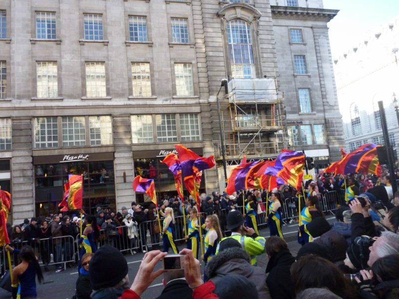 Bonus points for the multi colour flags!