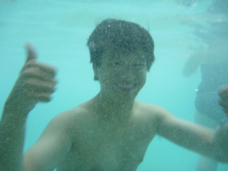 Underwater shots are cool!