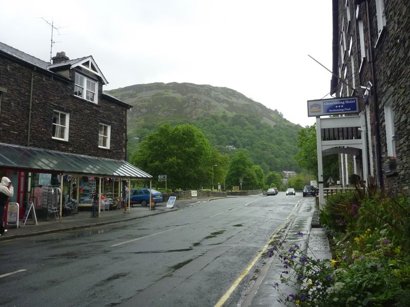 few of the commercial establishments around the town