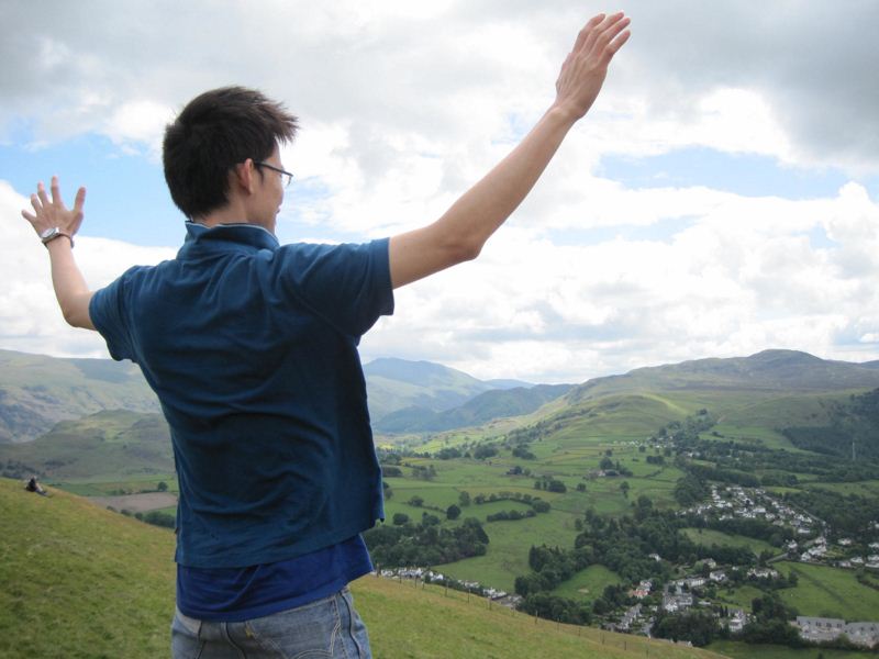 Terrence enjoying the Titanic moment