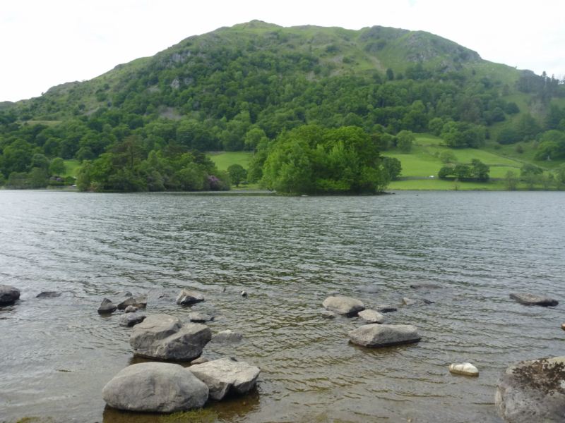 Mountains around the area