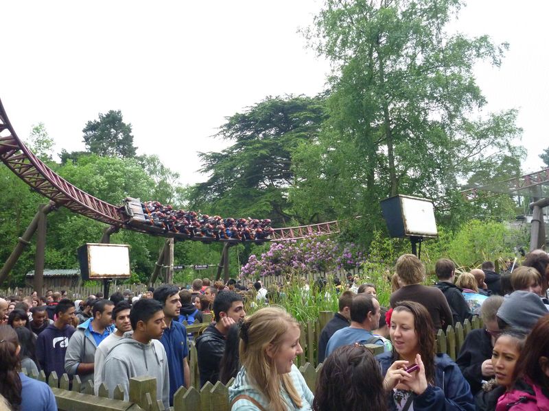 The queues where exceptionally long, mid queue stores= $KACHING$