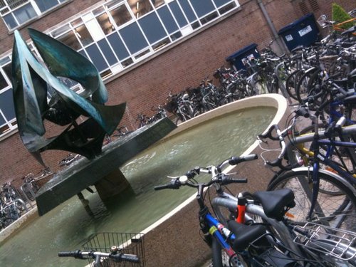 Bike park at the engineering dept