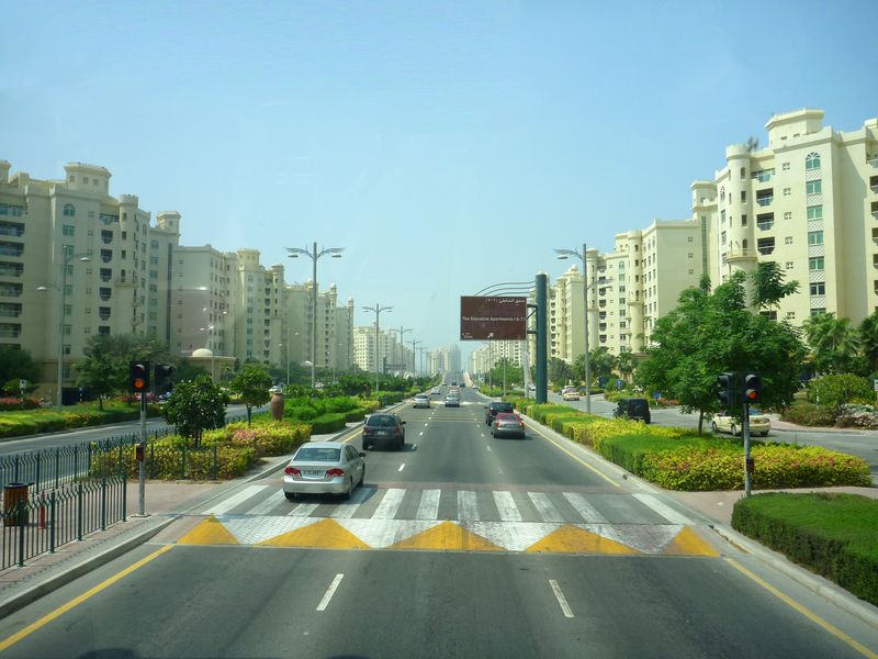 towards the palm islands!