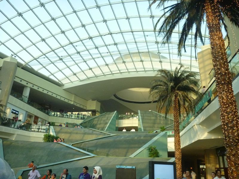 The mall main atrium