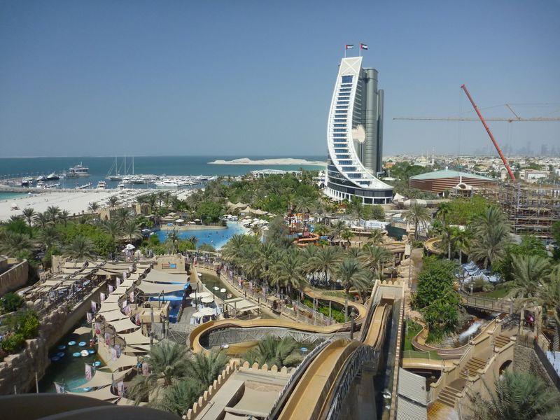 The largest water slide outside of North America and is a 3 tier speed slide