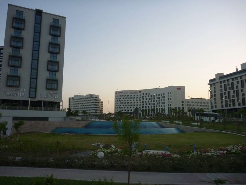 The hotels area all centrally nucleated in a village-like setting