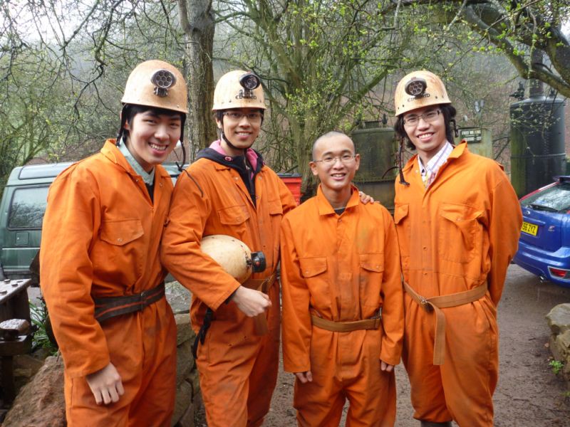 Orange team &amp;amp; our resident monk!