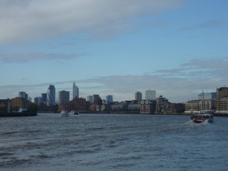 Active ferry services roam the thames