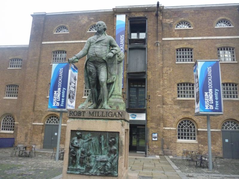 Robert Milligan led the transformation of the docklands