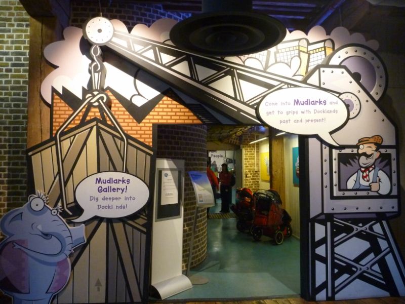 the kids section of the museum