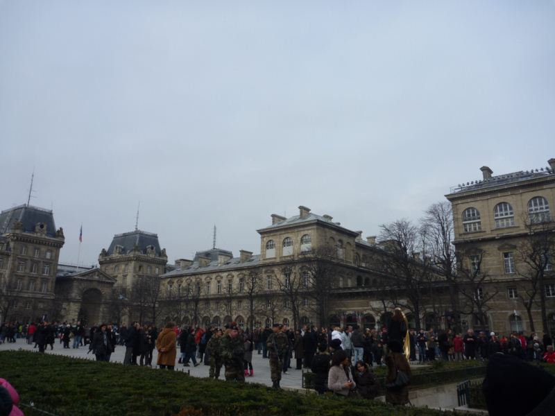 The courtyard in front of the cathedral