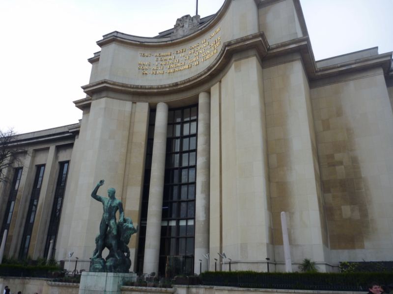 The Trocadero houses a number of museums