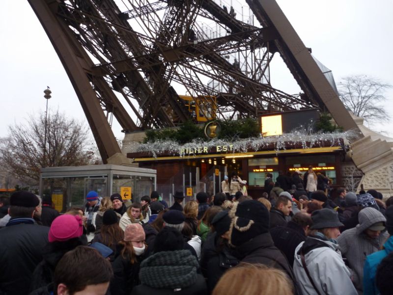 Queues for the elevators