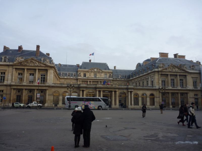 Just across the Palais Royal