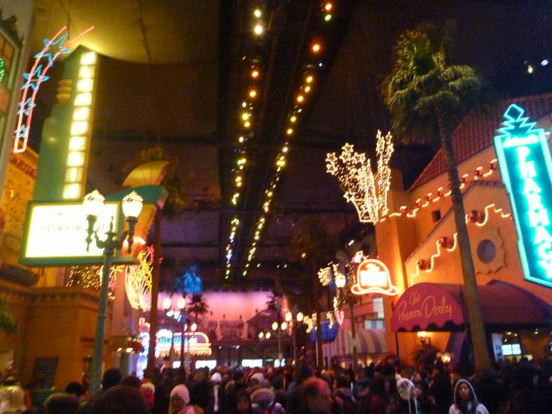 Inside the hollywood boulevard walk