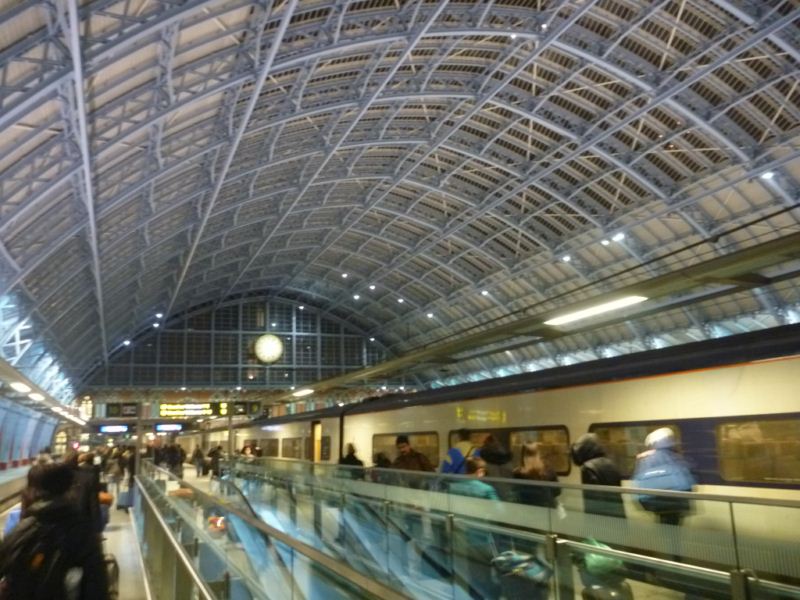 Back in London St Pancras!