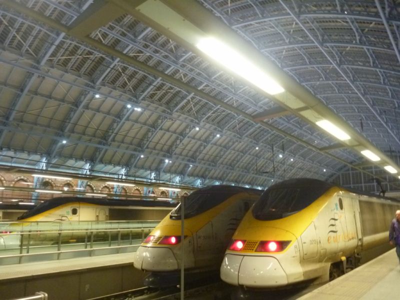 The Eurostar Alstom trains