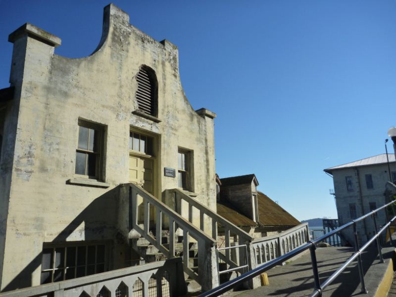 The now-abandoned prison