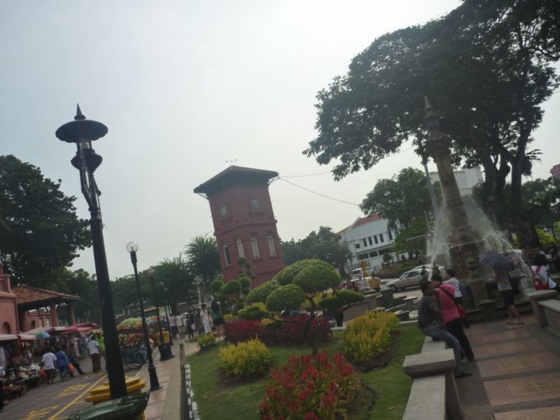 the mini park by the fountain