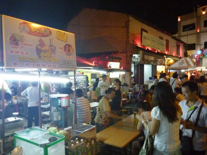 Fodo stalls along Jonker